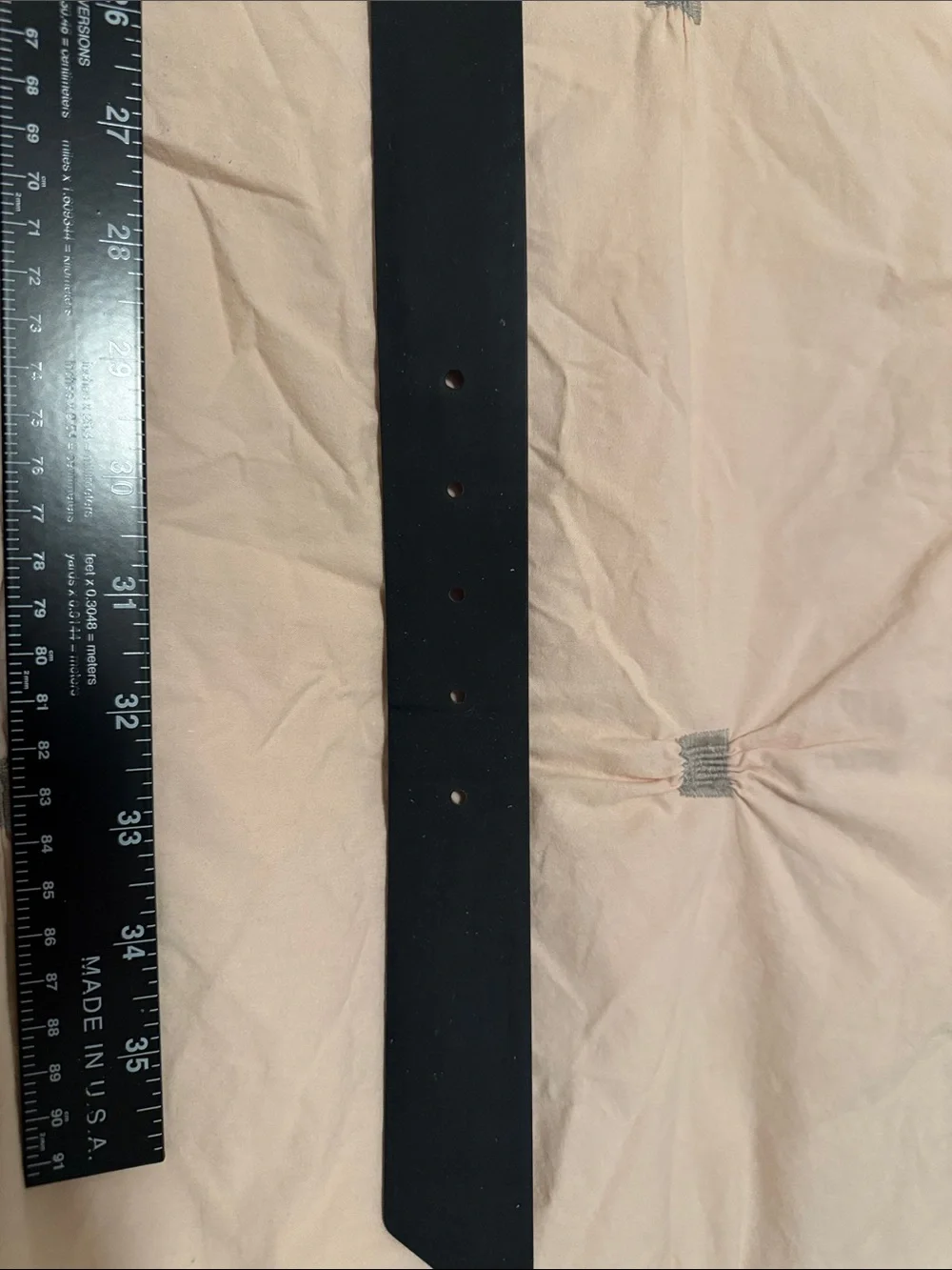 Under Armour Black Silicone Men's Logo Buckle Belt size 31